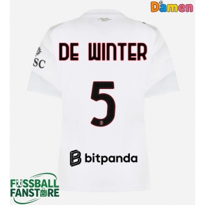 AC Milan Koni De Winter #5 Replik Auswärtstrikot Damen 2026-27 Kurzarm